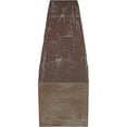 thumbnail image 4 of Ekena Millwork 6"H x 6"D x 60"W Hand Hewn Faux Wood Fireplace Mantel, Aged Pecan, 4 of 15