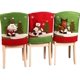 thumbnail image 1 of Sillas de Navidad, cubierta trasera, juego de 3 mesas de cena, decoración para el hogar Afortunado Sencillez, 1 of 5