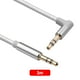 thumbnail image 1 of AV01S Cable de audio de 3,5 mm Aux Jack macho a macho para auriculares de coche (3 metros), 1 of 8