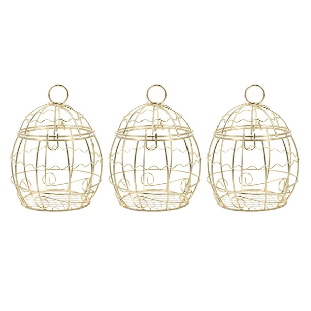 ColoMX Alimentador de aves colgantes 3 unids para el jardín de balcón Pájaro salvaje Contenedor de aletres de aves