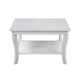 thumbnail image 4 of Convenience Concepts Table Basse Carrée American Heritage en Finition Bois Blanc, 4 of 5