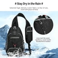 thumbnail image 6 of Waterfly Crossbody Sling Backpack for Men Women Lightweight Shoulder Bag for Hiking Travel and Outdoor Sports, 6 of 9