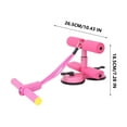 thumbnail image 3 of Fitness Sit up Assist Device Abdominal Trainer with Yoga Roller Multifunctional Core Workout Equipment Home Gym Strength Training Aid, UKHBMC | Pink, 3 of 9