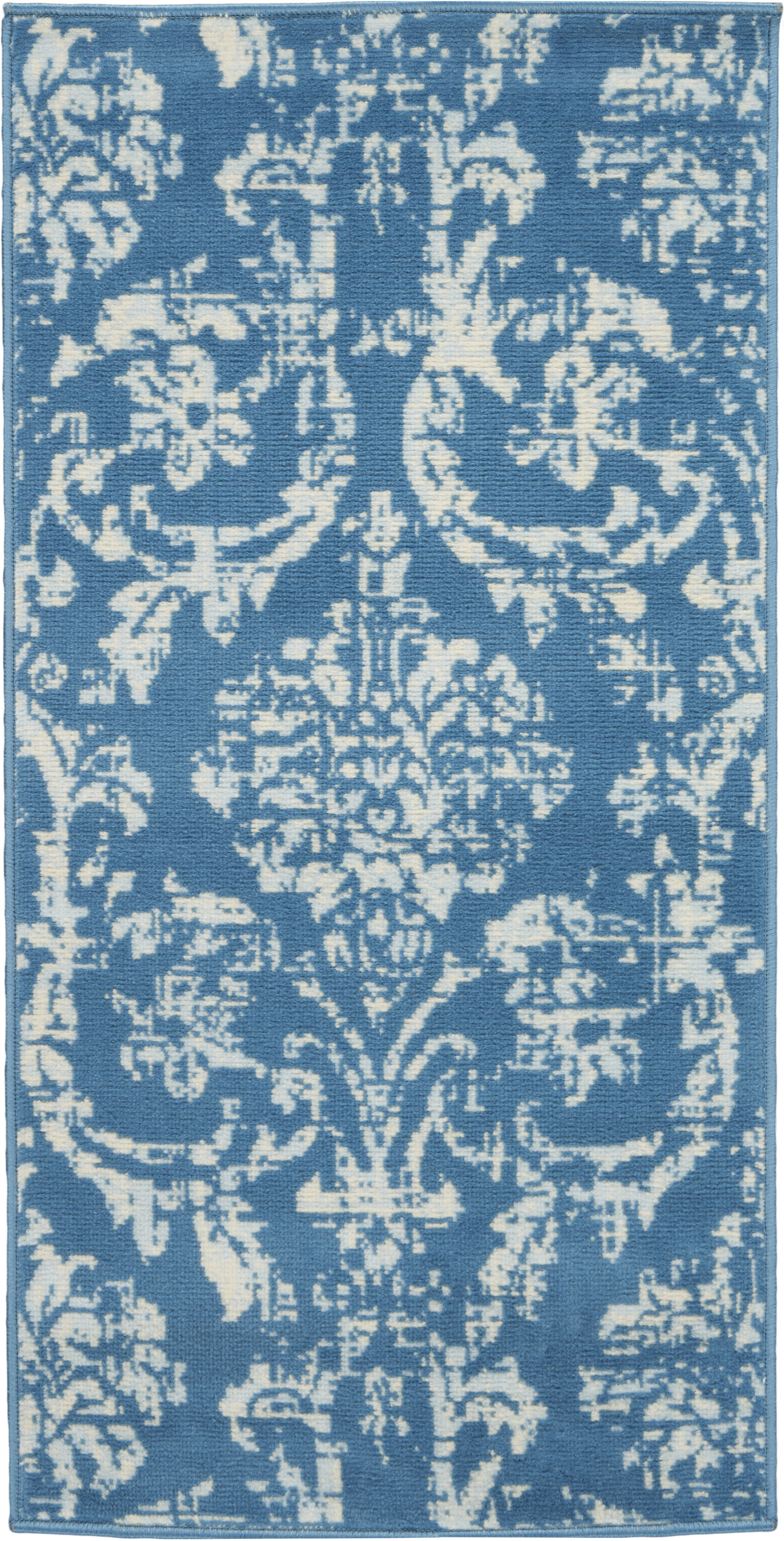 Pinewood Grove Bliss Damask Vintage/Transitional/Farmhouse Area Rug