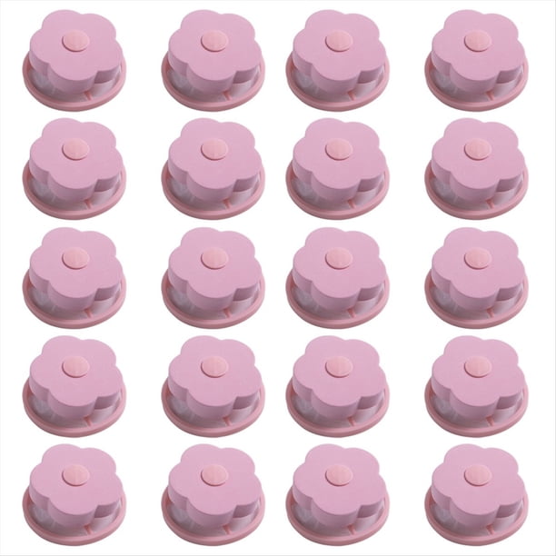 Bolsa de Filtro para Lavadora, Flotante, Universal, para Eliminar Pelos, Filtro de Contaminación, Color Rosa.