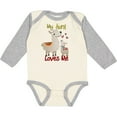 thumbnail image 3 of Inktastic My Aunt Loves Me Llama Boys or Girls Long Sleeve Baby Bodysuit, 3 of 5