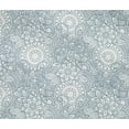 thumbnail image 4 of oneOone Cotton Flex Grayish Blue Fabric Floral Mandala Fabric For Sewing Printed Craft Fabric By The Yard 40 Inch Wide, 4 of 4