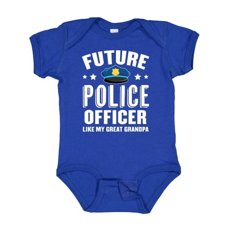 

Inktastic Future Police Officer Like My Great Grandpa Gift Baby Boy or Baby Girl Bodysuit