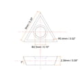thumbnail image 2 of 2uds Carburo Torneado Insertos TCMT090204-MA CNC Torno Indexable fresadodo Reemplazo para GTDER Serie Herramienta Soporte Color Revestido Ranurado Herramienta, 2 of 6