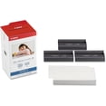 thumbnail image 1 of Canon KP-108IN Color Ink & Photo Paper Set, 108 Sheets with 3 Ink Cartridges for SELPHY Printers (International Model), 1 of 1