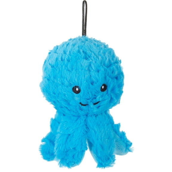 Petlou Squeak Toys for Aggressive Chewers Small Medium Breed Chew Toys ,Fetch Ball Indoor Ball Toys,Sqeaky Dog Toys (4" EZ Squeaky Octopus)