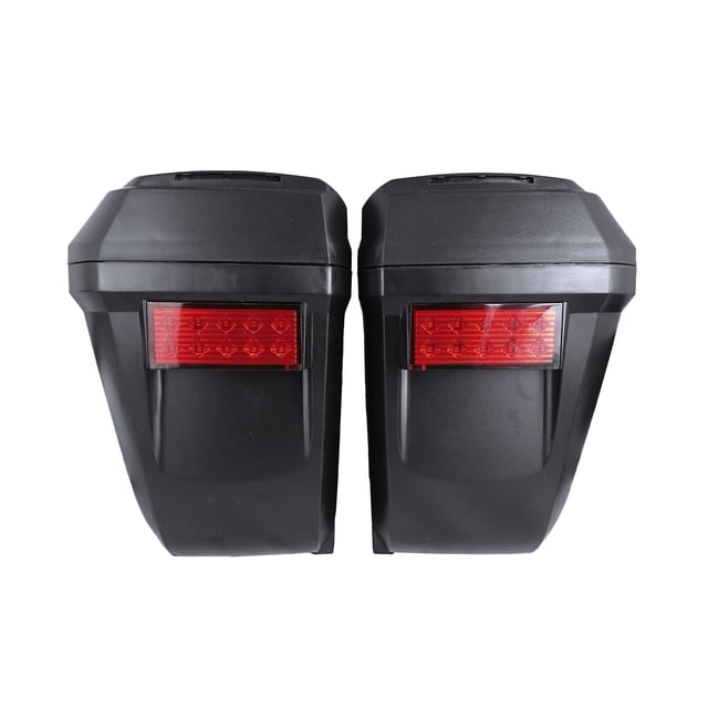 Juego de maleteros LATERALES Alessia ABS capacidad 10 kg LED rojo 12 V