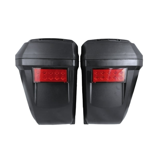 Juego de maleteros LATERALES Alessia ABS capacidad 10 kg LED rojo 12 V