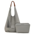 thumbnail image 1 of Set de bandolera Montana West Slouchy Hobo Bag para mujer, 1 of 6