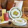 thumbnail image 3 of Everything Kitchens Modern Flat 24-Piece Dinnerware Set | Peace & Love + Soft Pink, 3 of 6