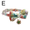 thumbnail image 1 of Collar ajustable para perros y gatos, gatitos, cachorros, con lazo y campana, T1L1, 1 of 5