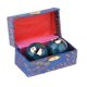 thumbnail image 3 of 2 Unids Bolas de Mano Baoding Chinas Sunnimix Ejercicio Masaje Balonmano Suaves panda azul, 3 of 8