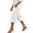 *1-Beige, variant on Women's High Waisted Cargo Culottes , Wide Leg Cropped Palazzo Pants For Women , Ladies' Casual Utility Trousers with Pockets,White,S-2XL