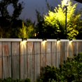 thumbnail image 3 of 4pcs LED lámpara solar al aire libre escalera jardín cerca paso luces de pared (cálido) Tmvgtek Iluminación del hogar multifuncional, 3 of 8