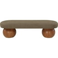 thumbnail image 3 of Meridian Furniture Bowies Olive Bench, 3 of 15