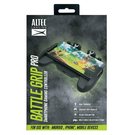 Altec Lansing - BattleGrip Pro Mobile Gaming Controller for all Mobile Devices - Black