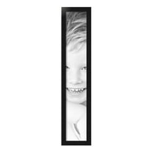 ArtToFrames 6x35 inch Black Steel Picture Frame, Black MDF Poster Frame (4639)