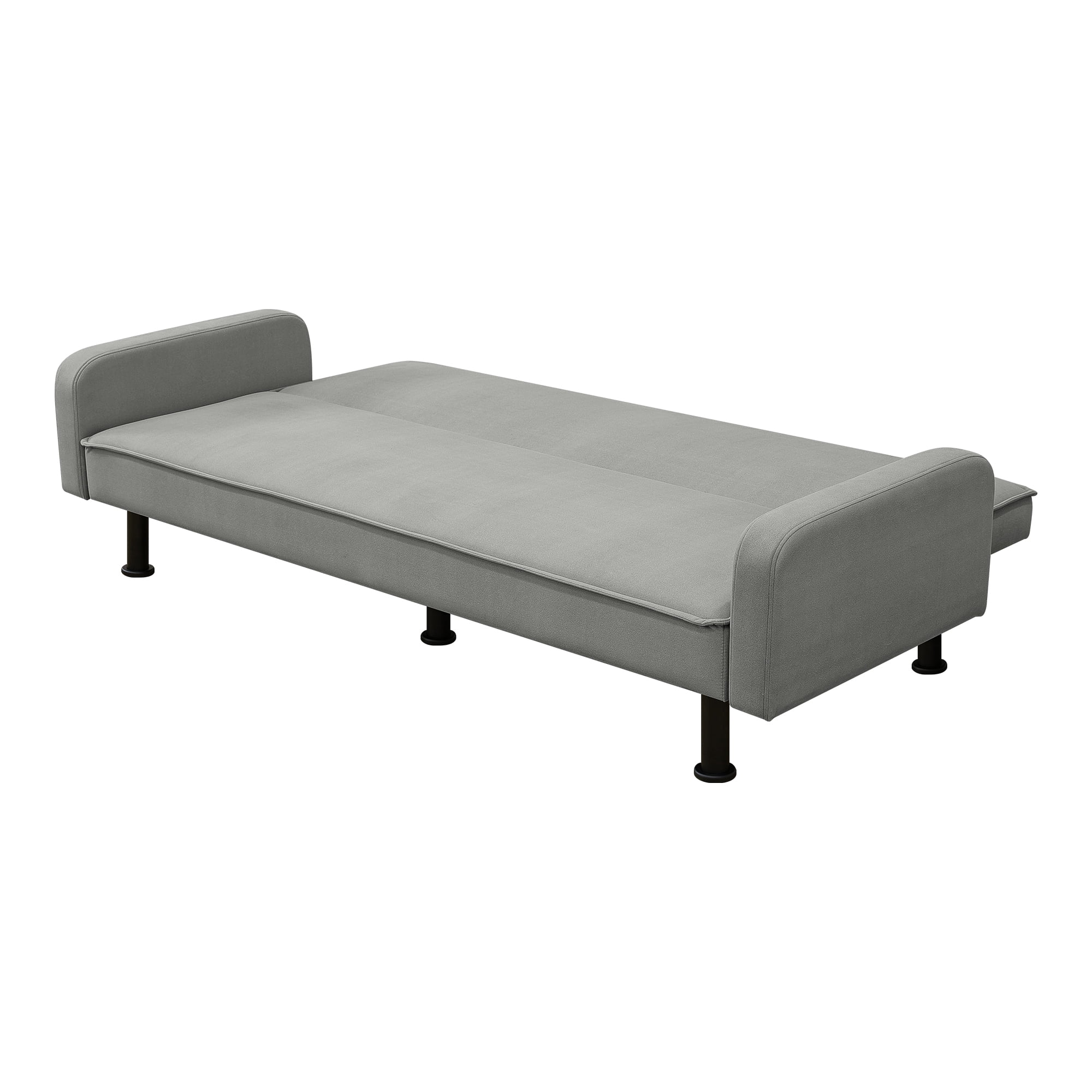 Kadyn Futon Sofa Bed, Convertible Futon for Living Room, Futon Sleeper Sofa, Grey