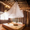thumbnail image 3 of CAILDANL Mosquito Net for Single to King-Sized Beds – 2 Side Openings & 6 Hanging Loops – Decorative Rectangular Shape for Home & Travel – Bed Canopy Hanging Kit &, 3 of 6