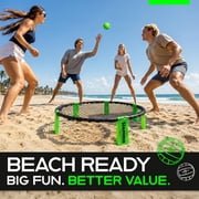 GoSports Slammo Outdoor Game Set - Beach Lawn Game Set - Includes 3 Balls, Carrying Case and Rules
