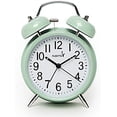 thumbnail image 1 of Reloj despertador dual JAMW de 4 pulgadas retroiluminación verde, 1 of 5