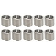 thumbnail image 2 of Thread Repair Inserts, 10Pcs Threaded Repair Bushings, SUS304 Steel Wire Thread Inserts, M18 X 2 Nuts, Suitable for Aluminum Alloy,, Threaded Inserts, 2 of 8