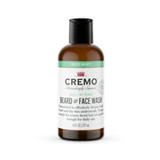 Cremo Mens Beard & Face Wash, Wild Mint Scent, 6 fl oz, All Skin Types