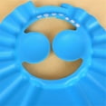 thumbnail image 6 of Ear Protection Child Kids Adjustable Waterproof Portable Baby Shower Caps Wash Hair Shield Bath Visor Shampoo Hat BLUE 2, 6 of 8