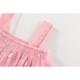 thumbnail image 5 of XXWXYD Toddler Baby Girl Christmas Tu𝗍u Dress Star Sequin Princess Par𝗍y Tulle Dress Sleeveless Birthday Holiday Skirt Festive Gown, 5 of 9