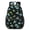 Alien and UFO, variant on Alien Peace Sign Black Pattern 17" School Backpacks for Teens,Waterproof Oxford Fabric,S-Shape Padded Straps for School,Travel,Hiking,Camping