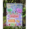 thumbnail image 3 of Carolines Treasures PJC1053GF Let Laughter Guide Your Life Inspirational Flag Garden Size, 3 of 3
