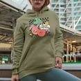 thumbnail image 2 of Distressed Enjoy the Now Quote - Retro Art Merch Gift, Sand Hooded Sweatshirt or Hoodie, XL, 2 of 5