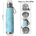 thumbnail image 3 of 29oz Insulated Water Bottle with Tea Infuser, Stainless Steel Travel Mug, Ice Frozen Print, 3 of 6