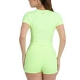 thumbnail image 6 of YITTY Active Women's UltraLuxe Essential Crop Tee, Athleisure, 4-Way-Stretch, Neon Spark, XL, 6 of 7