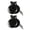 Black, variant on Tibvox 2 Pcs Traditional Flamenco Castanets Wood Percussion Orff Music Instrument