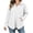 White, variant on SEROYE Women's Velvet Sweatshirts Drawstring Hoodie Long Sleeve Pullover Solid Loose Breathable Casual Sport Tops (S, Purple)