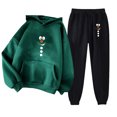 thumbnail image 1 of Puntoco Sudadera con Capucha para Mujer Sudadera con Bolsillo De Manga Larga Conjunto De Sudadera Estampada con Pantalones De Moda para Mujer Puntoco Puntoco-6981, 1 of 2