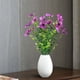 thumbnail image 4 of Flores artificiales de seda violeta – Decoración con hierba artificial primaveral para el hogar, la oficina, bodas y fiestas., 4 of 6