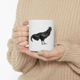 Ayam Cemani Chicken Rooster Angel Wings Memorial Coffee Mug Sympathy