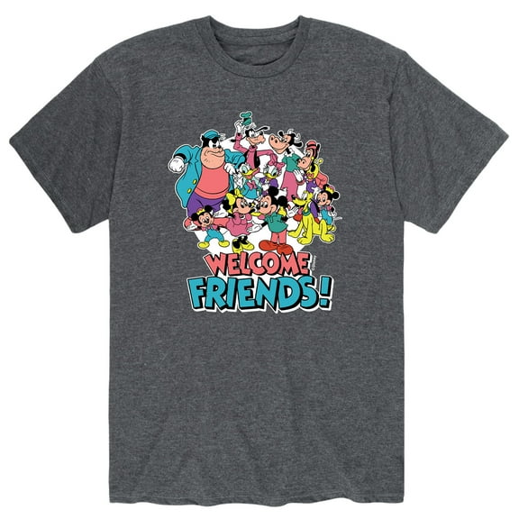 Mickey & Friends - Welcome - Men's Short Sleeve Graphic T-Shirt