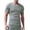 051 Gray, variant on Fanxing Mens V Neck Under $15 White Classic Solid Colors Undershirt Tops L