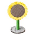 thumbnail image 1 of Catry Sunflower Scratching Post and Cat Bed with Toy, 1 of 9