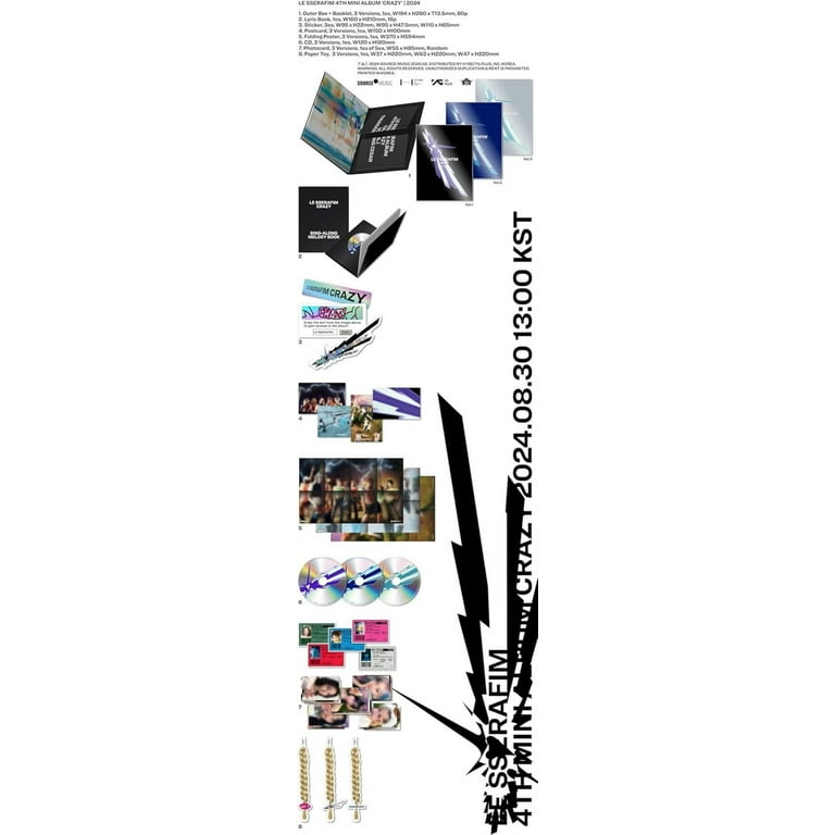 Le Sserafim - 4th Mini Album 'CRAZY' [Vol. 2] - Music