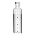 thumbnail image 1 of Advancent Botella de agua de vidrio portátil reutilizable lavable reemplazo resistente al calor escala de tiempo bebida de café taza deportiva Teteras 500ml, 1 of 6