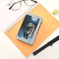 thumbnail image 7 of JIALIOU Nylon Trifold Card Wallet with ID Window Zipper Pocket for Men Women Teen Forest Wolf Moon, 7 of 7